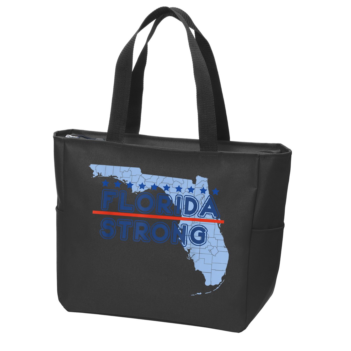 Florida Strong Support Zip Tote Bag