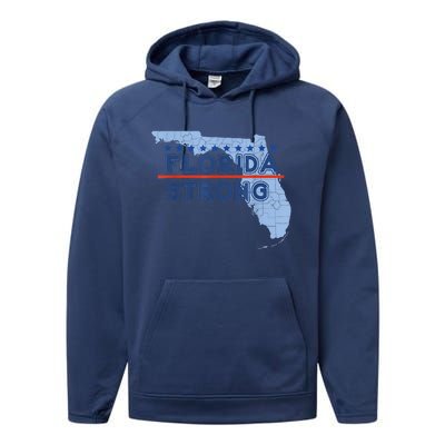 Florida Strong Support Performance Fleece Hoodie