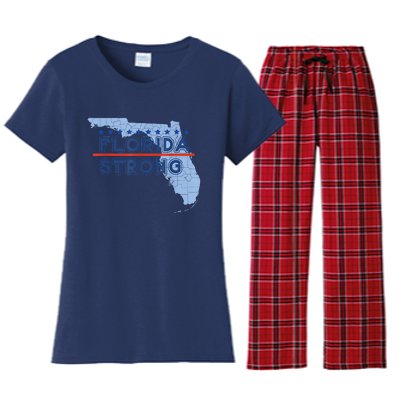 Florida Strong Support Women's Flannel Pajama Set