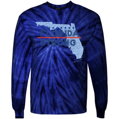 Florida Strong Support Tie-Dye Long Sleeve Shirt