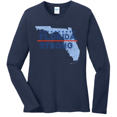 Florida Strong Support Ladies Long Sleeve Shirt