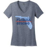 Florida Strong Support Women's V-Neck T-Shirt