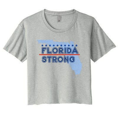 Florida Strong Support Women's Crop Top Tee