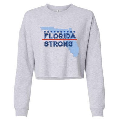 Florida Strong Support Cropped Pullover Crew