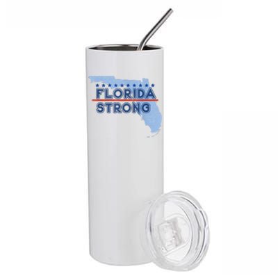 Florida Strong Support Stainless Steel Tumbler