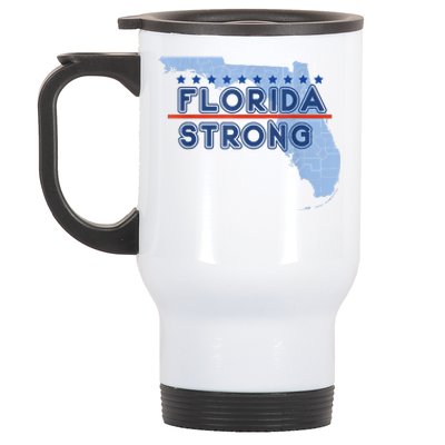 Florida Strong Support Stainless Steel Travel Mug