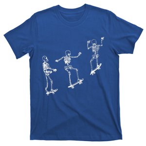 Funny Skeleton Skateboard Halloween Skateboarding Skeleton T-Shirt