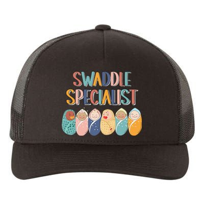 Funny Swaddle Specialist Baby Crew Nicu Nurse Neonatal Cute Yupoong Adult 5-Panel Trucker Hat