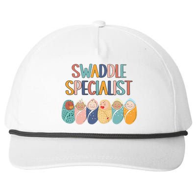 Funny Swaddle Specialist Baby Crew Nicu Nurse Neonatal Cute Snapback Five-Panel Rope Hat