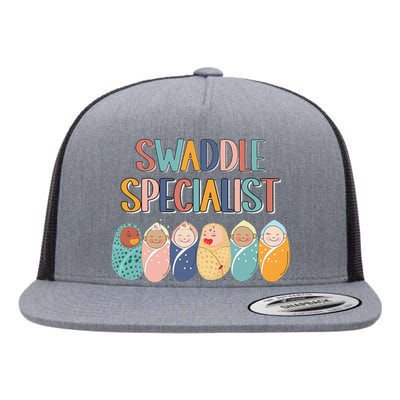 Funny Swaddle Specialist Baby Crew Nicu Nurse Neonatal Cute Flat Bill Trucker Hat