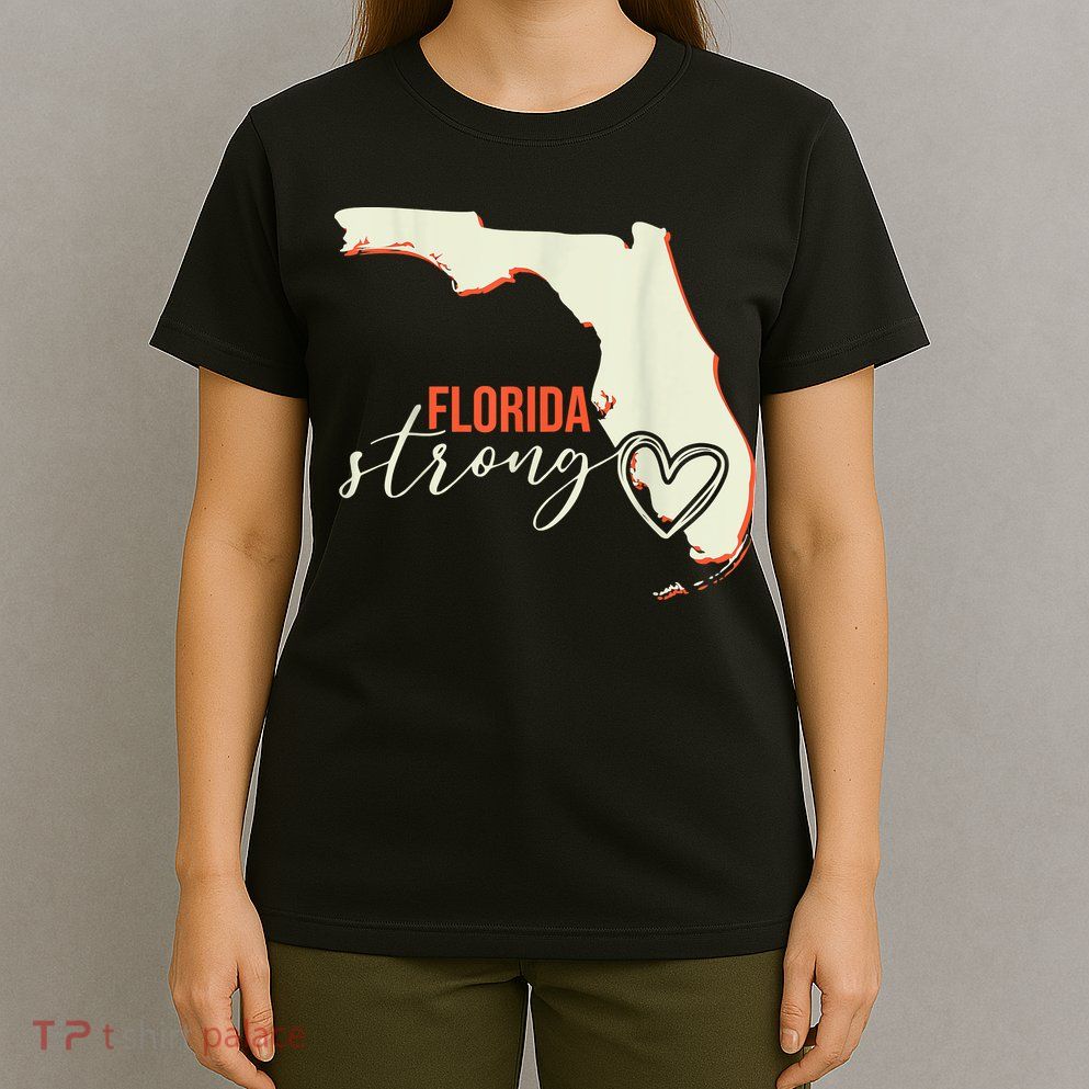 Florida Strong Support With Heart T-Shirt