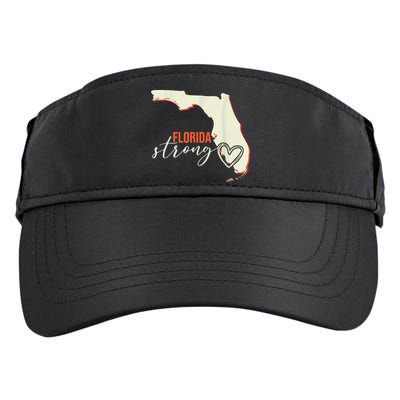 Florida Strong Support With Heart Adult Drive Performance Visor