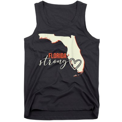 Florida Strong Support With Heart Tank Top