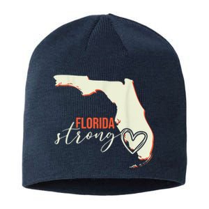 Florida Strong Support With Heart Sustainable Beanie