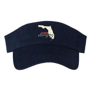 Florida Strong Support With Heart Valucap Bio-Washed Visor