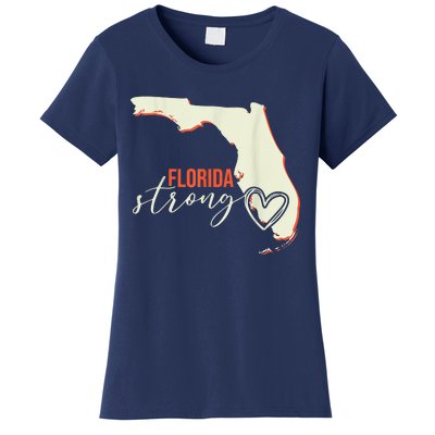 Florida Strong Support With Heart Women's T-Shirt