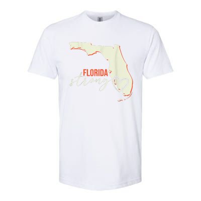 Florida Strong Support With Heart Softstyle® CVC T-Shirt