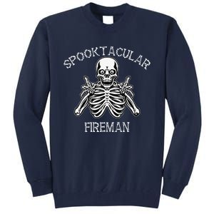 Funny Spooky Spooktacular Fireman Halloween Tall Sweatshirt