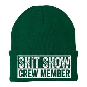 Funny Shit Show Crew Member Knit Cap Winter Beanie