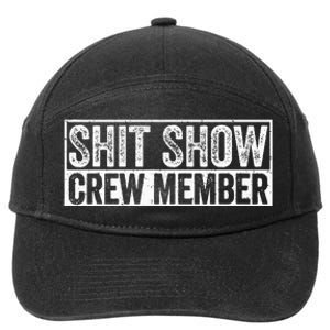 Funny Shit Show Crew Member 7-Panel Snapback Hat