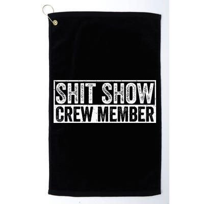 Funny Shit Show Crew Member Golf Towel