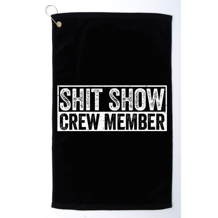 Funny Shit Show Crew Member Golf Towel