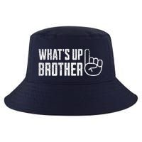 Funny Sketch Streamer Whats Up Brother Front & Back Print Cool Comfort Performance Bucket Hat