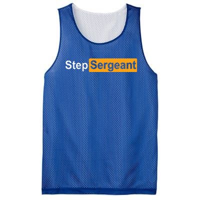 Funny Step Sergeant Mesh Reversible Basketball Jersey Tank