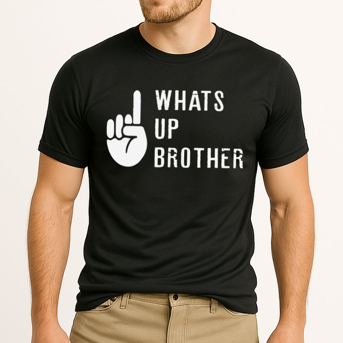 Funny Sketch Streamer Whats Up Brother Gift Cooling Performance Crew T-Shirt
