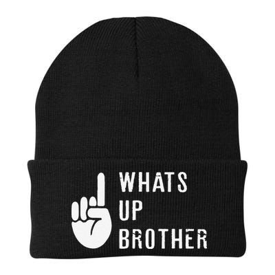 Funny Sketch Streamer Whats Up Brother Gift Beanie