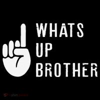 Funny Sketch Streamer Whats Up Brother Gift Poster