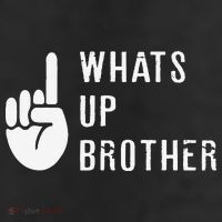 Funny Sketch Streamer Whats Up Brother Gift 25L Jumbo Tote