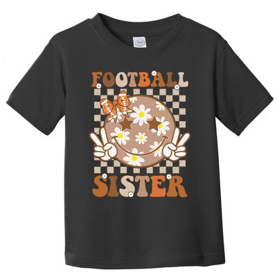 Football Sister Sport Lover Gift Toddler T-Shirt