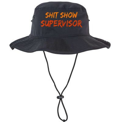 Funny Shit Show Supervisor Hilarious Vintage Mom Boss Bucket Hat