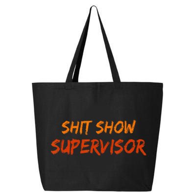 Funny Shit Show Supervisor Hilarious Vintage Mom Boss 25L Jumbo Tote