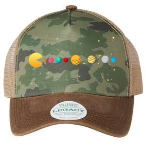 Funny Solar System Astronauts Space Video Games Legacy Tie Dye Trucker Hat