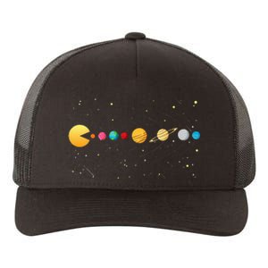 Funny Solar System Astronauts Space Video Games Yupoong Adult 5-Panel Trucker Hat