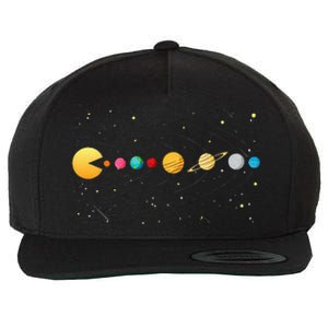 Funny Solar System Astronauts Space Video Games Wool Snapback Cap