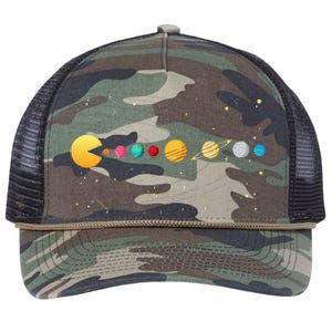 Funny Solar System Astronauts Space Video Games Retro Rope Trucker Hat Cap