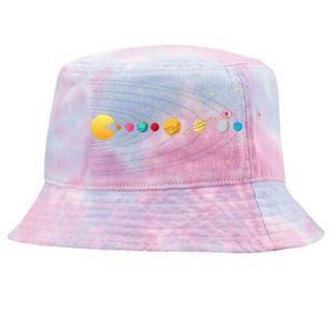 Funny Solar System Astronauts Space Video Games Tie-Dyed Bucket Hat