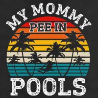 Funny Swimmer Swimming Vacation Retro Mommy Pee In Pools Hat