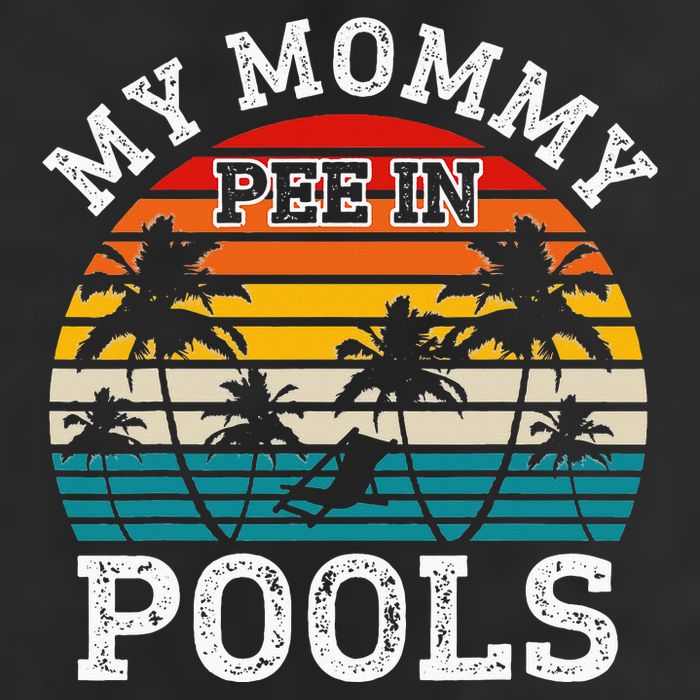 Funny Swimmer Swimming Vacation Retro Mommy Pee In Pools Hat