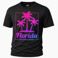 Florida Sunshine State Retro Look Cooling Performance Crew T-Shirt