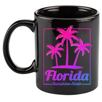 Florida Sunshine State Retro Look 11oz C Handle Ceramic Mug