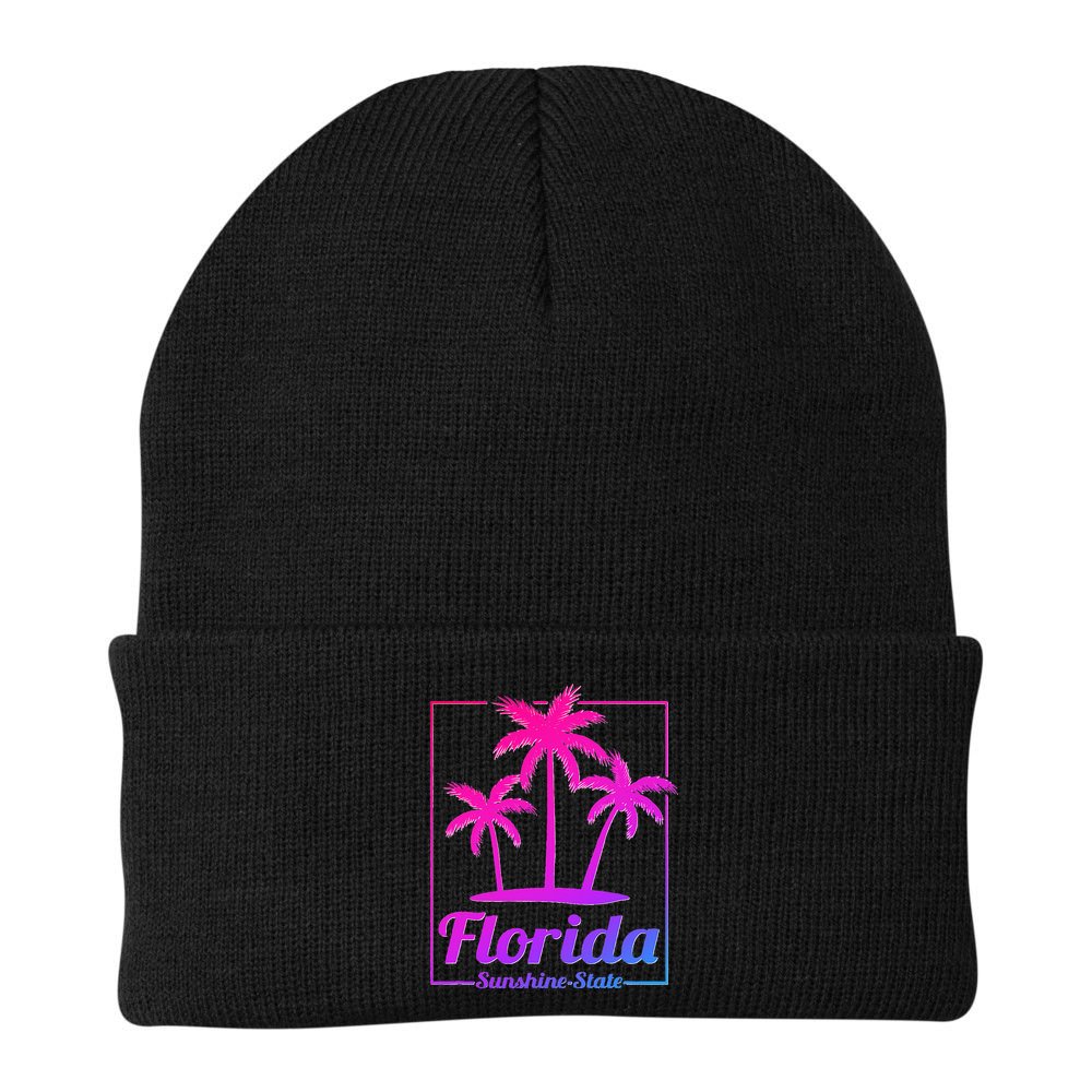 Florida Sunshine State Retro Look Beanie