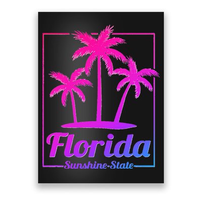 Florida Sunshine State Retro Look Poster
