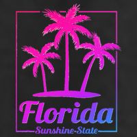 Florida Sunshine State Retro Look 25L Jumbo Tote