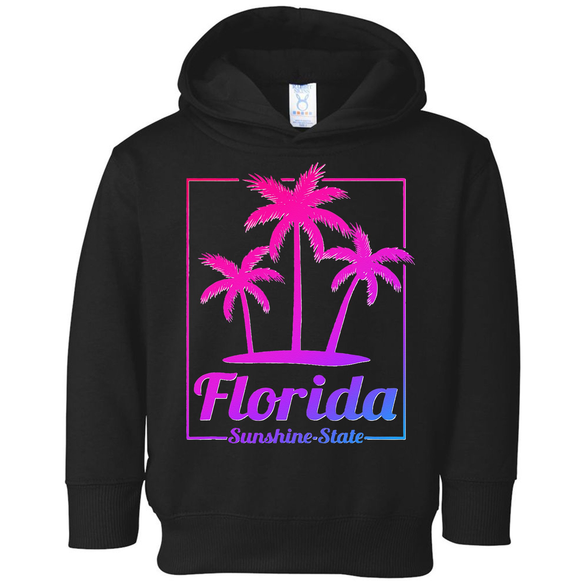 Florida Sunshine State Retro Look Toddler Hoodie