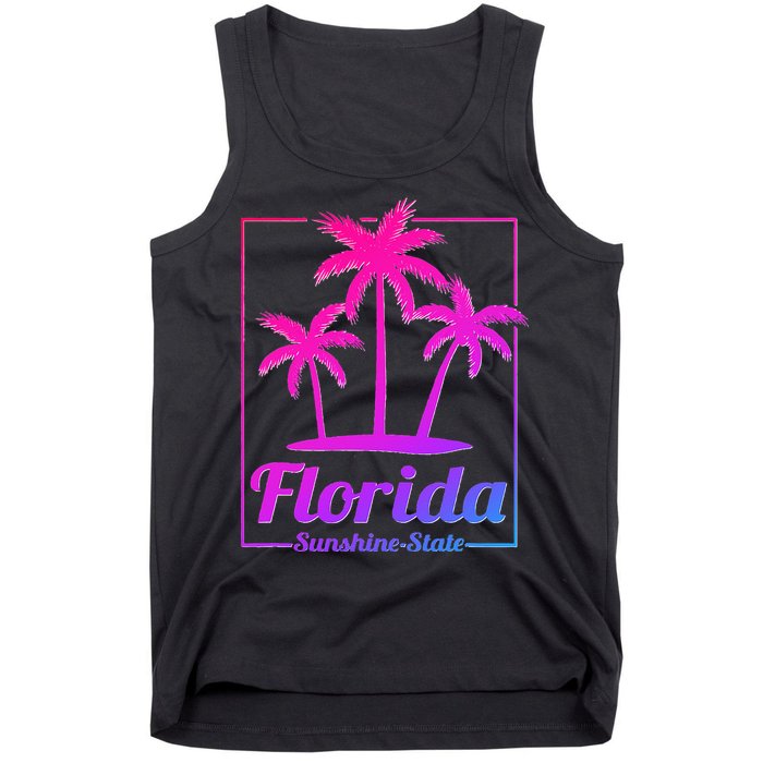 Florida Sunshine State Retro Look Tank Top