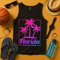 Florida Sunshine State Retro Look Tank Top
